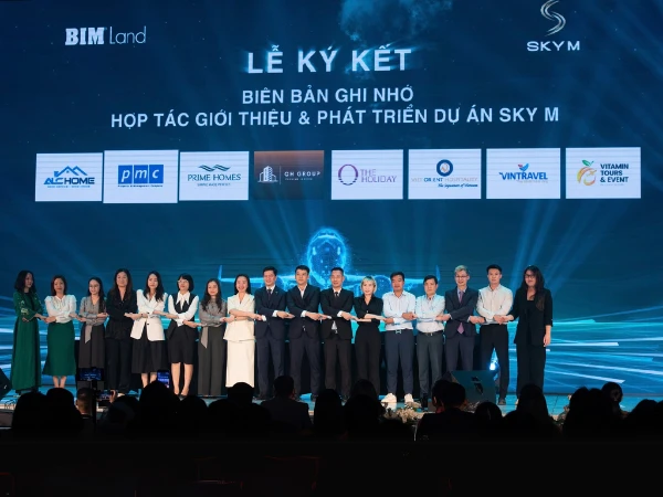 VIET ORIENT HOSPITALITY và BIM LAND ký kết biên bản ghi nhớ hợp tác tại lễ Kick-off dự án SKY M HẠ LONG